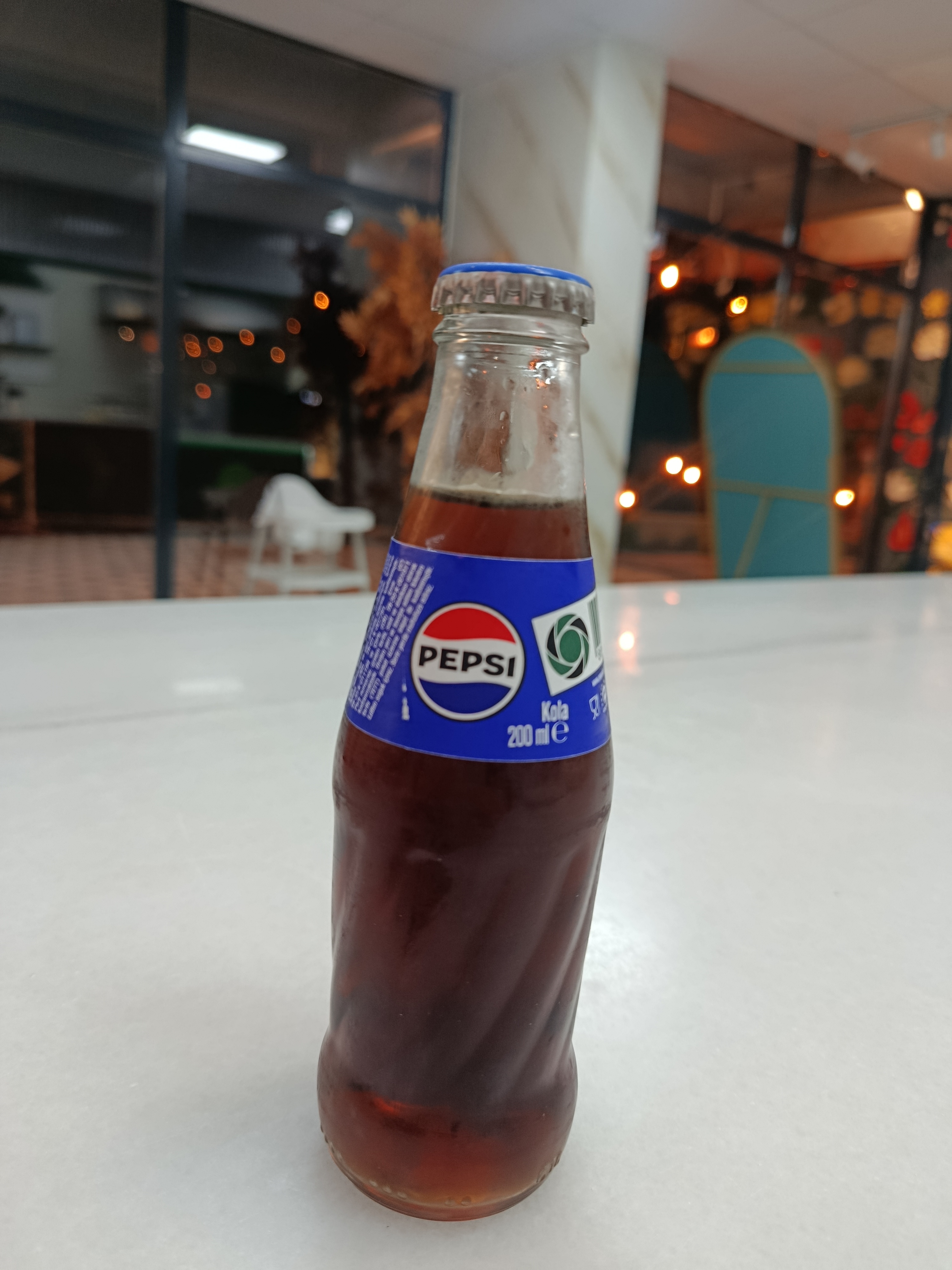 Pepsi cola cam şişe